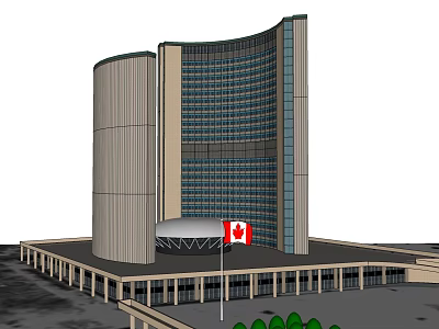 Office Building Laboratory Building Stone Office Building Factory Complex Building Jianou Office Building Design Environment Design 3d model