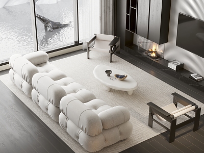 Modern Koleksiyon Sofa Coffee Table Combination model