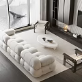 Modern Koleksiyon Sofa Coffee Table Combination 3d model