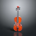 Elegant Wooden Violin Decorative Household Item For Home Decoration