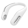 White Neck Air Conditioner Fan With Curved Design And Bladeless Vents For Personal Cooling