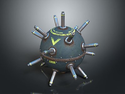 Shockwave grenade gun grenade ammunition military grenade smoke bomb 3d model