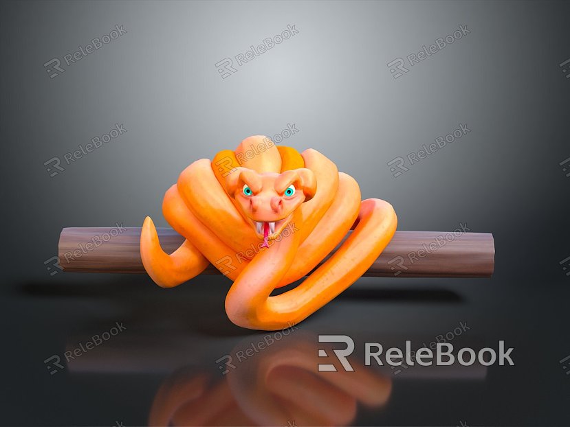 snake cobra venomous snake python reptile cold-blooded animal reptile reptile model