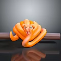 snake cobra venomous snake python reptile cold-blooded animal reptile 3d model
