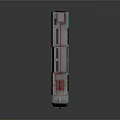 Green Electric Train Model with Yellow Stripes Red Pantograph and Dark Background Reflection