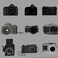 GoPro Camera Combo DSLR Camera 3d model