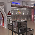 Modern Clothing Store Interior With Mannequins Clothing Racks And MARITHE Display Shelves