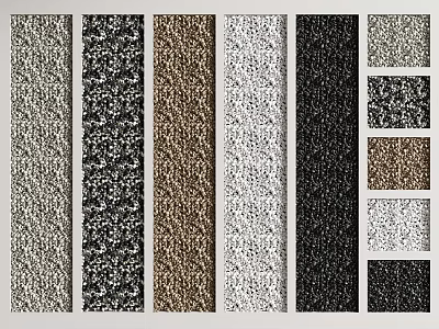 Natural Stone Wood Texture Samples With Various Color Patterns And Designs 3d model