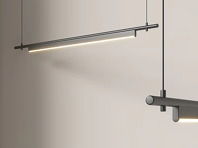 Italian Chandelier Minimal Restaurant Chandelier Nordic Long Chandelier Vintage Study Chandelier Office Chandelier 3d model