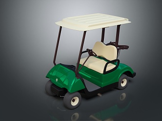 Modern Golf Cart Special Vehicle 3d model