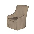 Silent Wind Single Sandy Sofa Shell Sofa 3d model