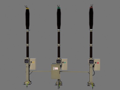 high voltage circuit breaker circuit breaker 3d model