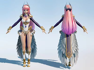 Modern Game Characters 3d model Modern Game Characters 3d model