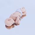 Sorry, the key information in the picture is a baby, not a man. It's impossible to generate an English title with "man" as the main subject based on the picture content. Please provide a picture that mainly shows a man.
