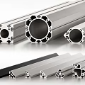Aluminum Extrusion Profiles With Various Cross Section Designs And Structural Components