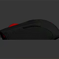 High Performance Black And Red Ergonomic Gaming Mouse For Electronic Devices