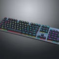 RGB Backlit Electronic Keyboard With Colorful Illuminated Keys And Modern Design