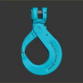 Blue Dynamic Lifting Ring With 801 D10 Label And Industrial Design