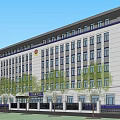 Modern Fire Station Exterior With Multi story Building And Emergency Vehicles