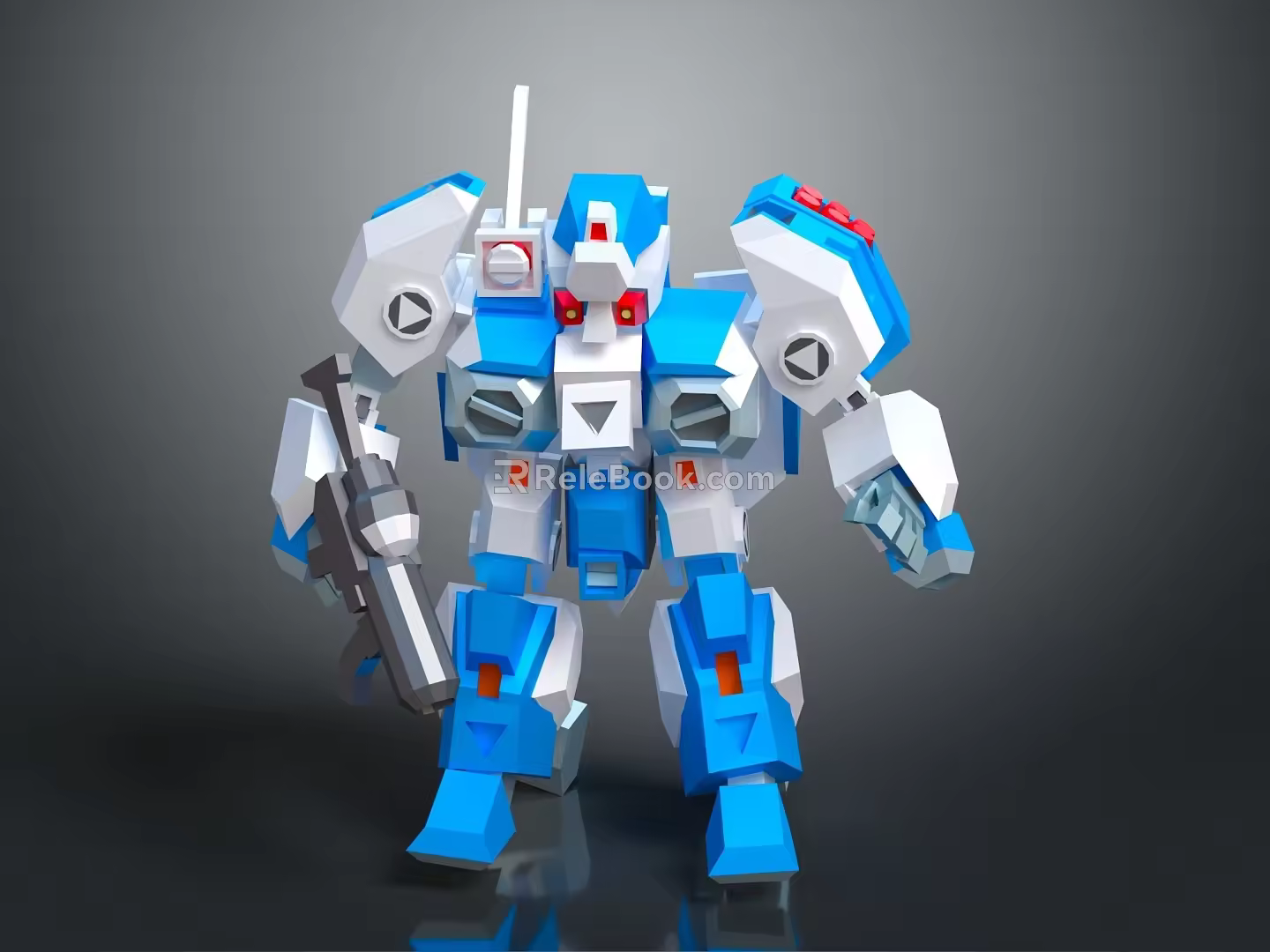 Mecha Warrior Mecha Soldier Machine Armor Mechanical Armor 3d model