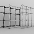 Modern light frame steel frame profile support truss grid frame spotlight TRUSS frame scaffold 3d model