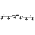 Modern Black Track Spotlights With Adjustable Heads For Home Ceiling Lighting 3d model