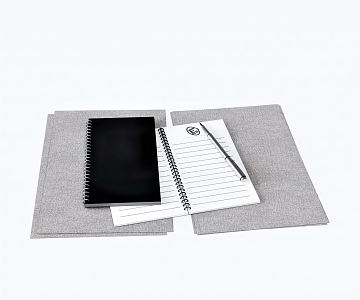 Modern notebook stationery combination 3d model