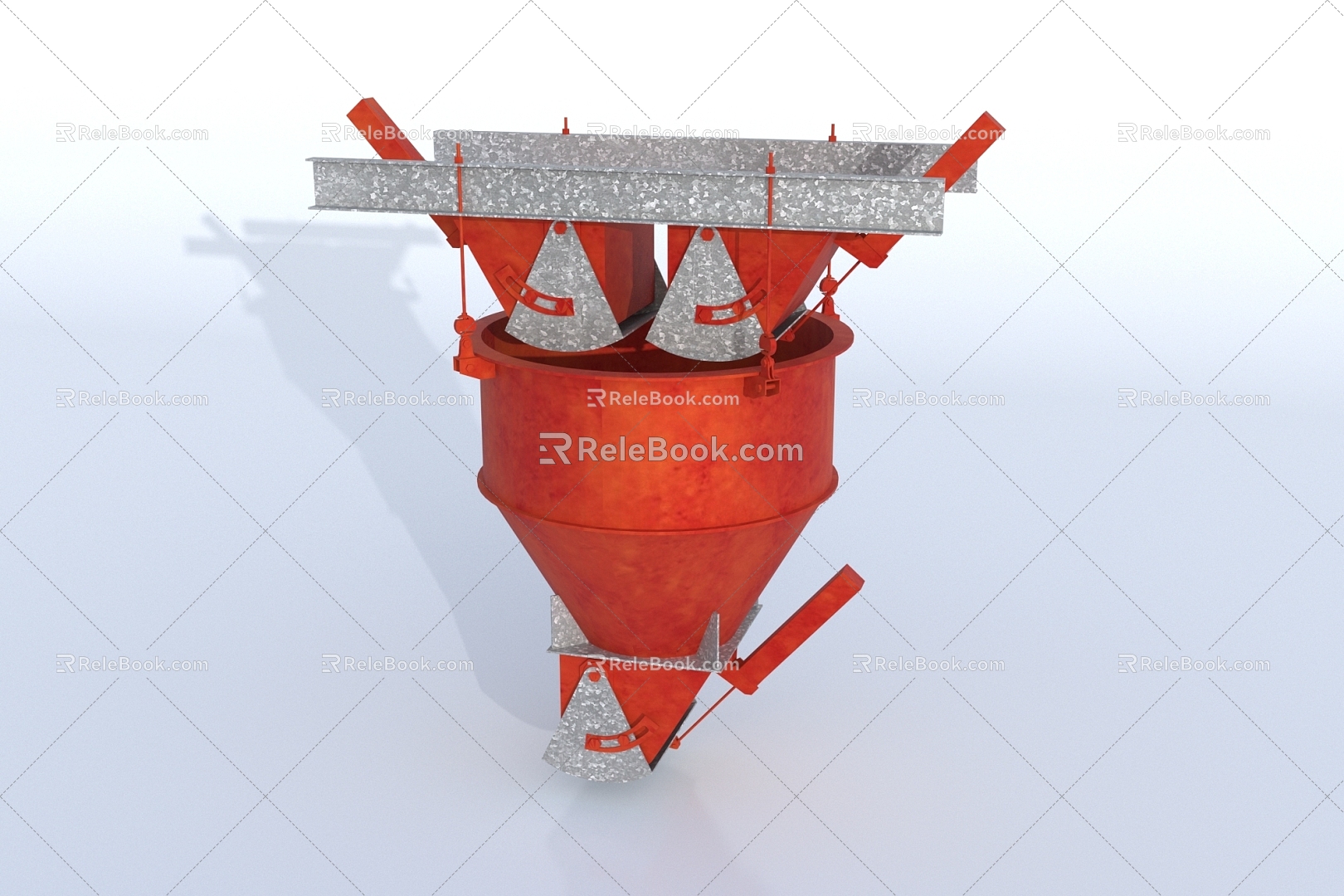 Industrial equipment mixing tank model