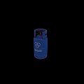 Blue CALOR GAS Steel Cylinder With Secure Valve And Portable Design