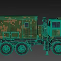 military command vehicle command vehicle military communication vehicle logistics support vehicle command shelter military supply vehicle military transport vehicle 3d model