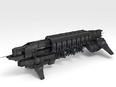 Sci fi Spaceship 3D Render With Futuristic Design 3d model Sci fi Spaceship 3D Render With Futuristic Design 3d model