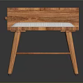 Modern Wooden Coffee Table With Drawer White Mat And Lower Shelf Design