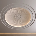 French European Ceiling French Gypsum Carved Ceiling French Carved Lamp Plate Round Ceiling 3d model