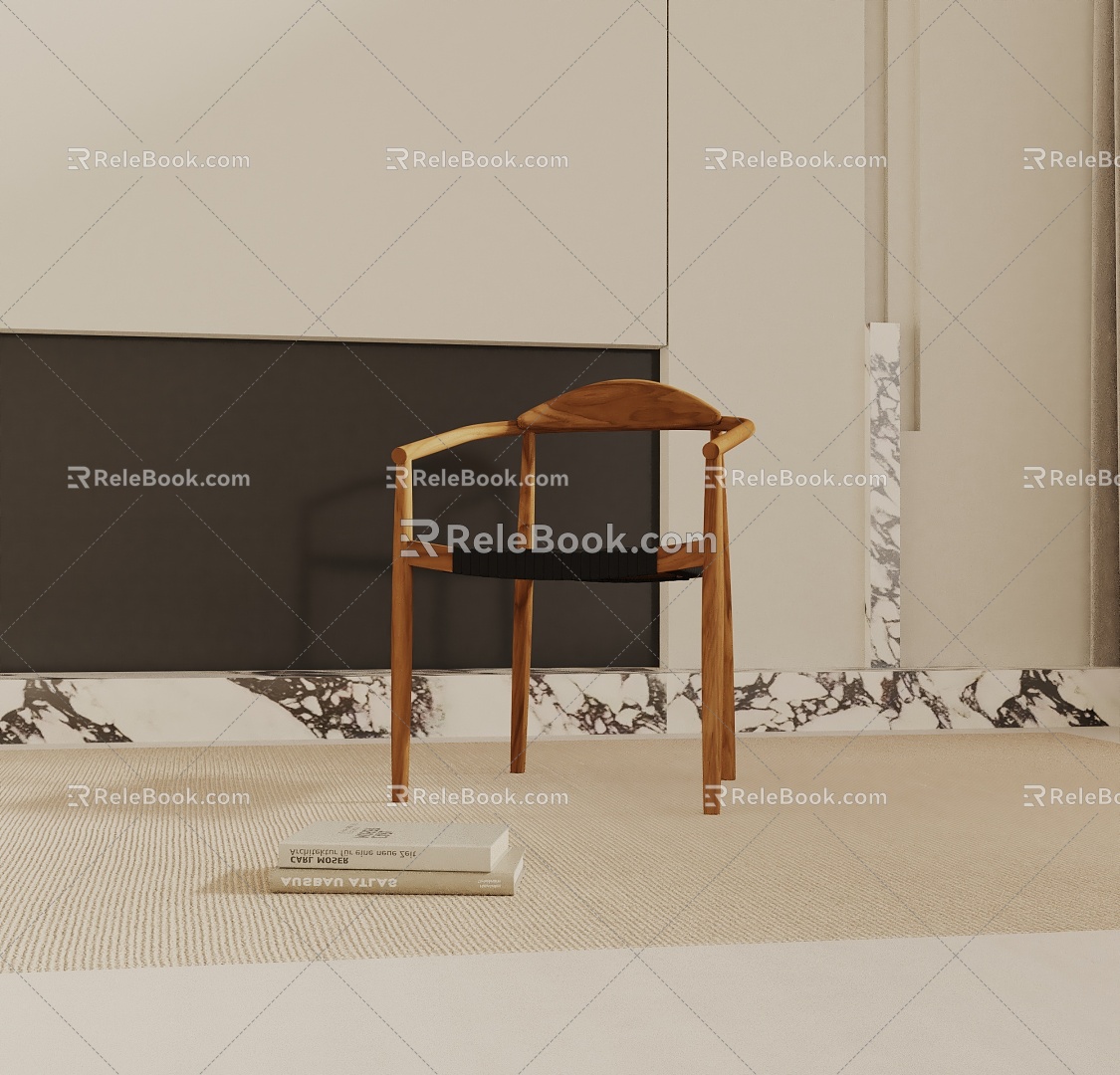 Modern Bar Chair 3d model