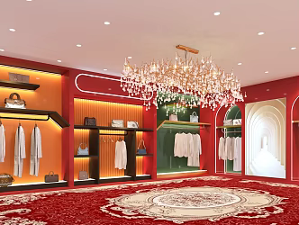 Light Luxury Live Studio Clothing Live Studio 3d model