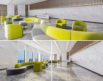 Modern Hall 3d model