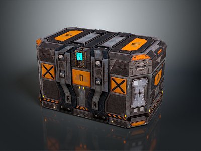 Science Fiction Box Science Fiction Box Military Box Password Box Military Supplies Science Fiction Supplies Science Fiction Password Box 3d model