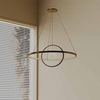 Modern chandelier 3d model