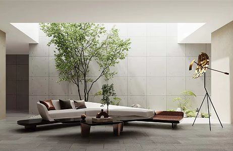Modern sofa combination 3d model