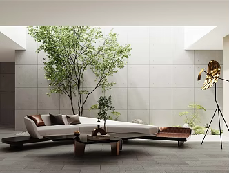 Modern sofa combination 3d model