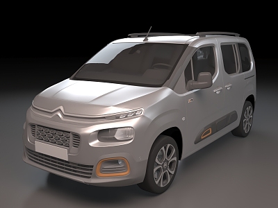 Car van big car Citroen 3d model