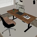 Desk 3d model