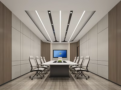 Modern Conference Room 3d model