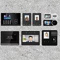 Smart Access Control Devices With Facial Recognition Fingerprint Scanner And Display Screens