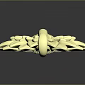 Golden Sunflower Shaped Pendant Fashion Accessory With Detailed Petal Design