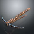 Crossbow Mechanical Crossbow Shift Bow and Arrow Shoot Far Equipment Weapons High-tech Crossbow 3d model