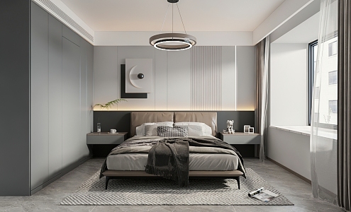 Modern Bedroom 3d model