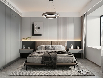 Modern Bedroom 3d model