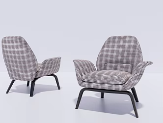 Modern Single Sofa Simple Lazy Sofa Single Sofa Chair Leisure Chair 3d model