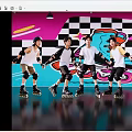 Men Roller Skating Wearing Protective Gear in Front of Colorful Graffiti Wall on Shiny Floor